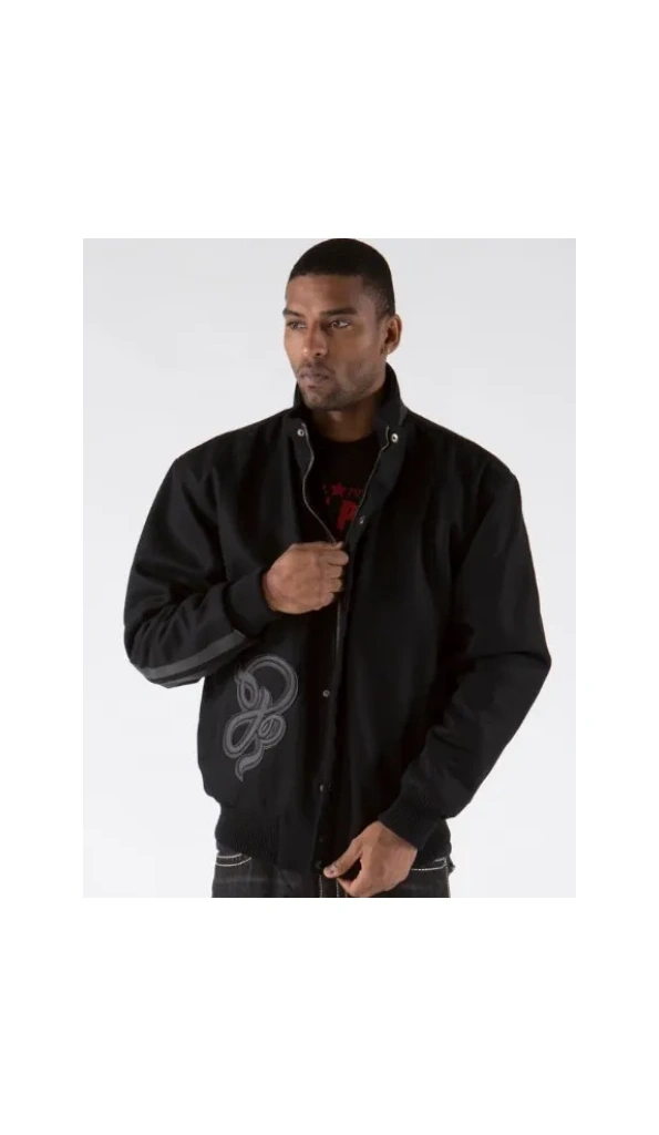 PELLE PELLE SIMPLE BLACK WOOL JACKET