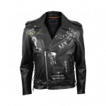 XXXtention Pelle Pelle Black Leather Jacket