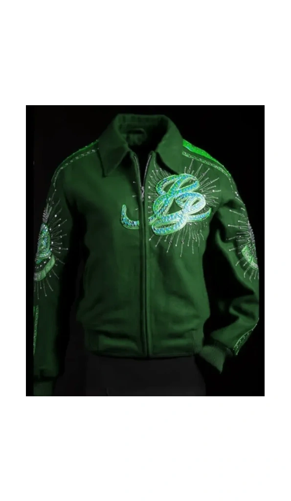 Pelle Pelle 35th Anniversary Green Wool Jacket
