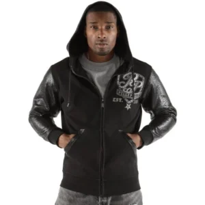 PELLE PELLE THRONES BLACK HOODIE JACKET