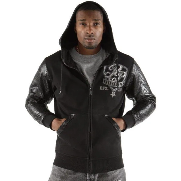 PELLE PELLE THRONES BLACK HOODIE JACKET