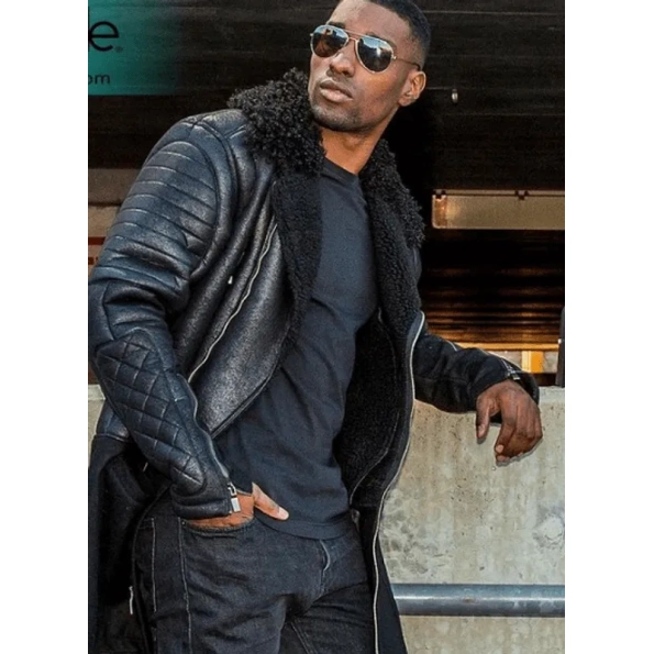 PELLE PELLE BLACK LEATHER COAT