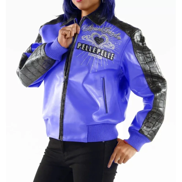 PELLE PELLE UNRIVALED 37 YEAR BLUE JACKET