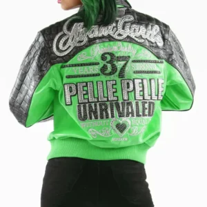 Pelle Pelle Green Unrivaled Leather Jacket view 2