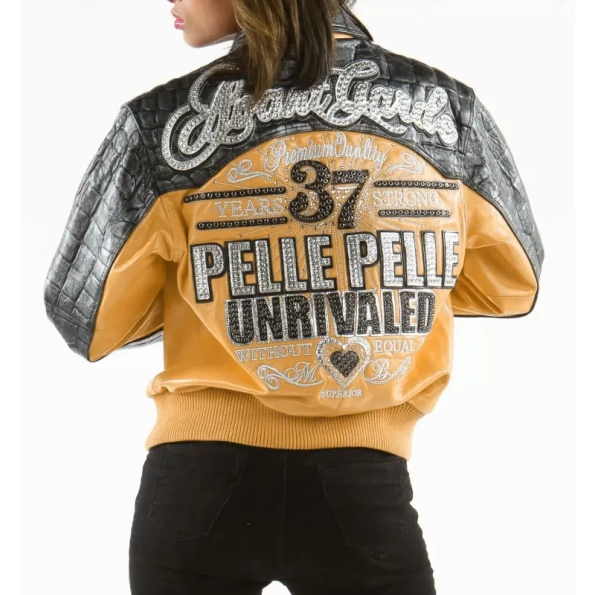 Pelle Pelle Strong 37 Years Mustard Leather Jacket
