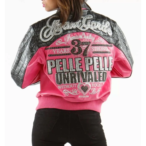 Pelle Pelle Strong 37 Years Pink Leather Jacket