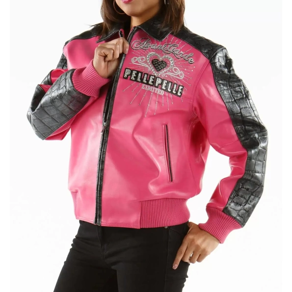 PELLE PELLE UNRIVALED 37 PINK JACKET