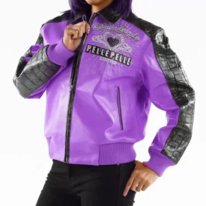 Pelle Pelle Purple Unrivaled MB Leather Jacket