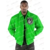 Pelle Pelle All Or Nothing Green Wool Jacket