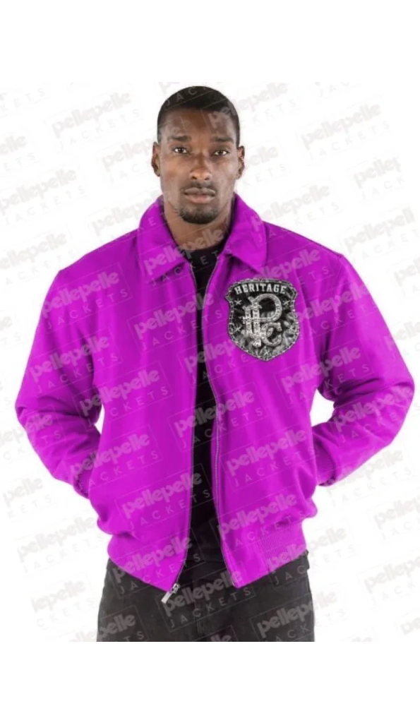 Pelle Pelle All Or Nothing Pink Wool Jacket