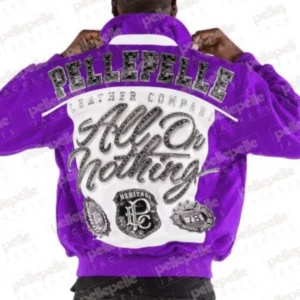 Pelle Pelle All Or Nothing Purple Wool Jacket view 2