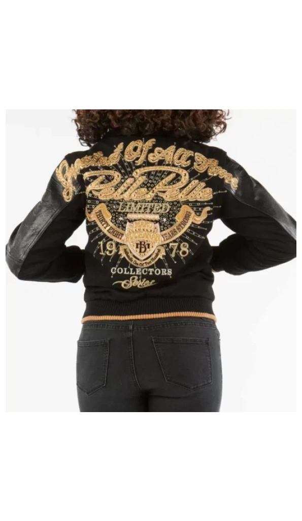 Pelle Pelle Black Greatest Varsity Jacket