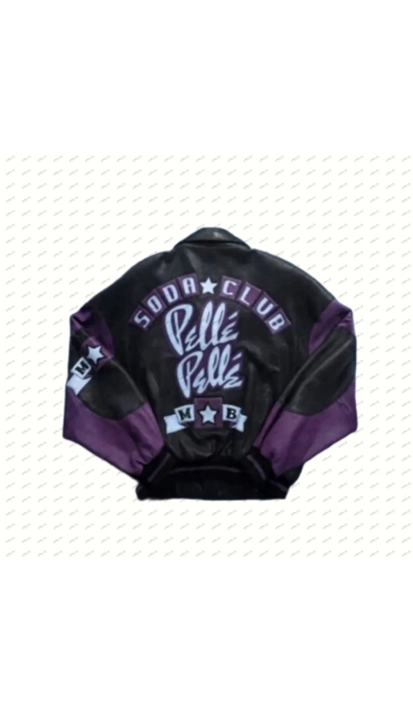 Pelle Pelle Soda Club Purple Leather Jacket