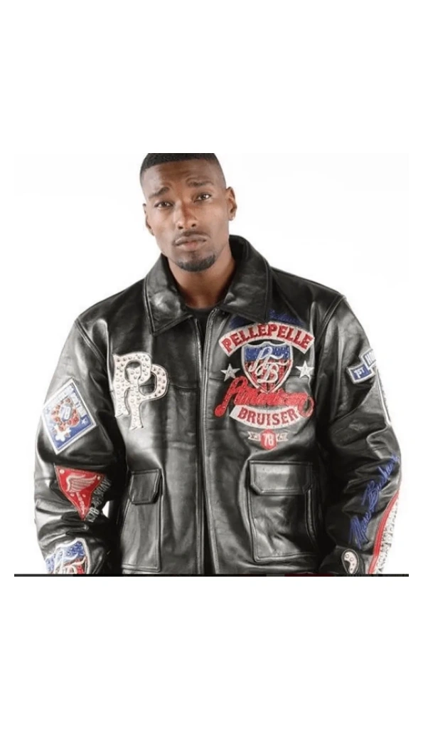 PELLE PELLE BRUISER BLACK JACKET SUPERB
