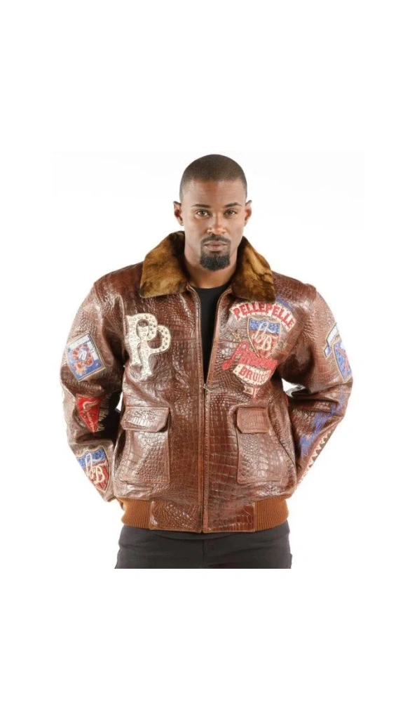 PELLE PELLE BRUISER 78 BROWN JACKET