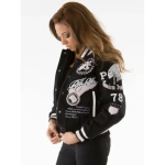 Pelle Pelle Black American Legend Varsity Jacket