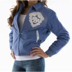 PELLE PELLE BLUE DIAMONDS WOOL JACKET