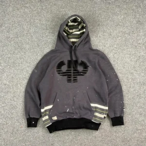 Pelle Pelle Grey Wool Hoodie