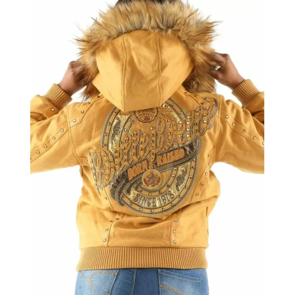 PELLE PELLE BORN & RAISED YELLOW WOOL JACKET view 2