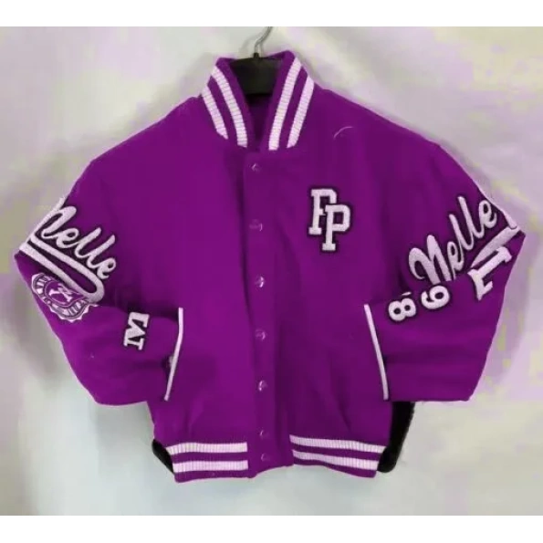 PELLE PELLE VINTAGE PURPLE WOOL JACKET