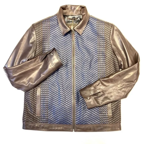 PELLE PELLE GOLDEN BOMBER LEATHER JACKET