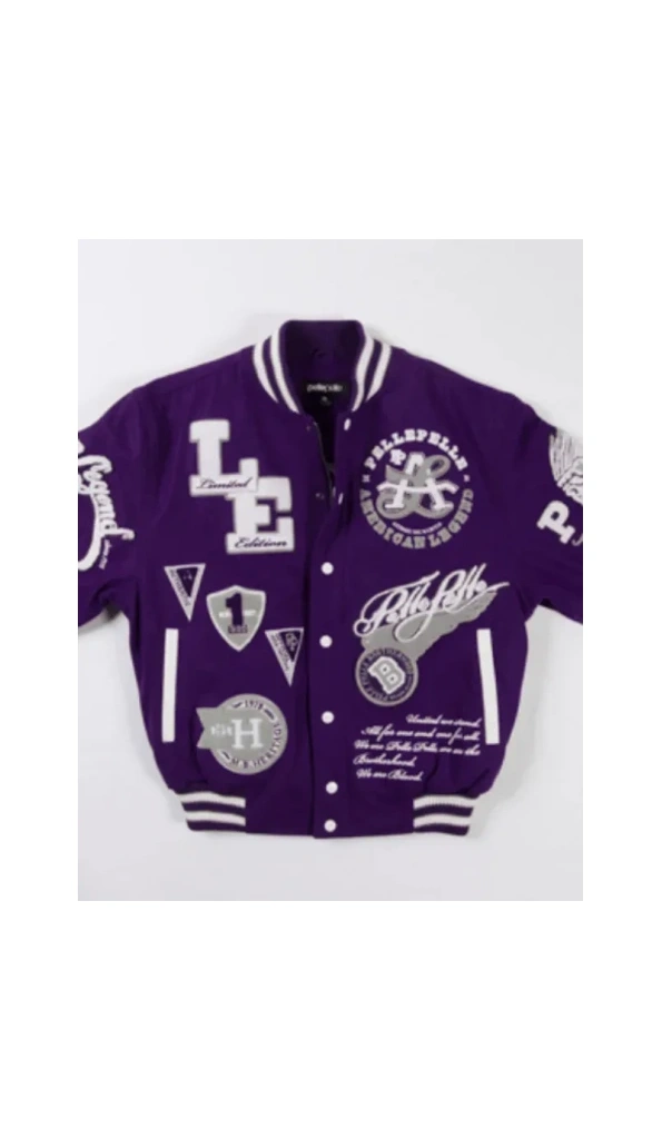 PELLE PELLE LIMITED EDITION PURPLE WOOL JACKET