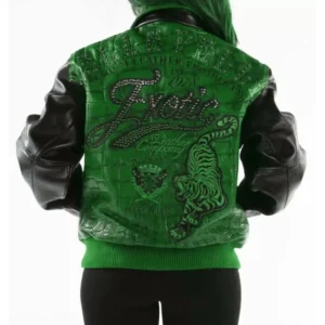 PELLE PELLE GREEN EXOTIC LEATHER JACKET view 2