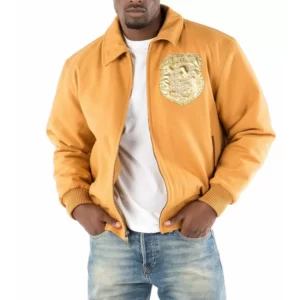 PELLE PELLE YELLOW WOOLEN JACKET ATTRACTIVE
