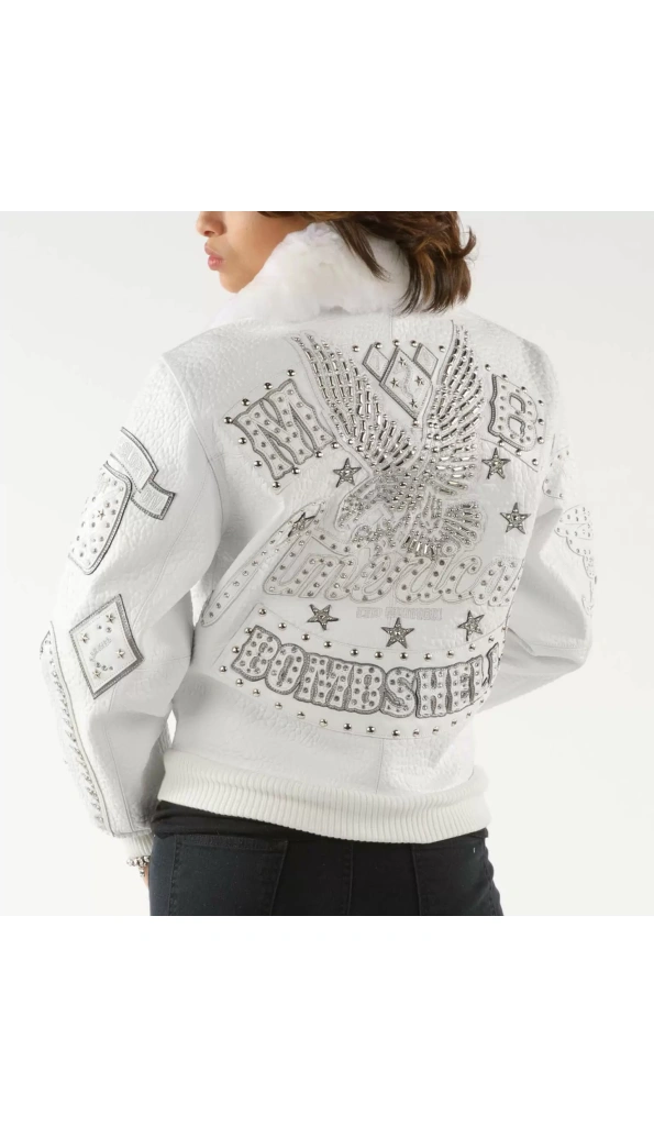 Pelle Pelle American Bruiser White Bombshell Jacket