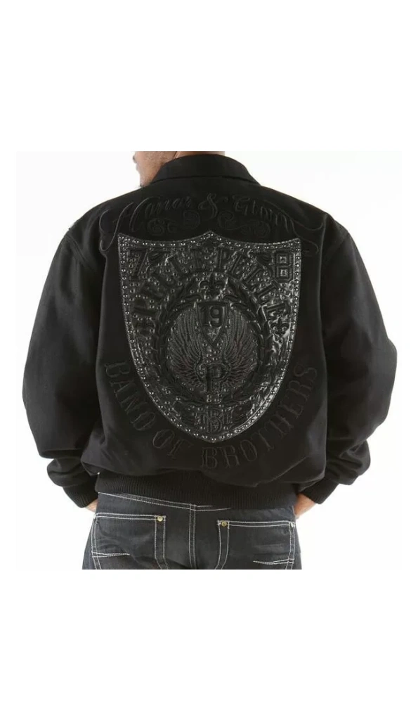 Pelle Pelle Honor Glory Black Wool Jacket