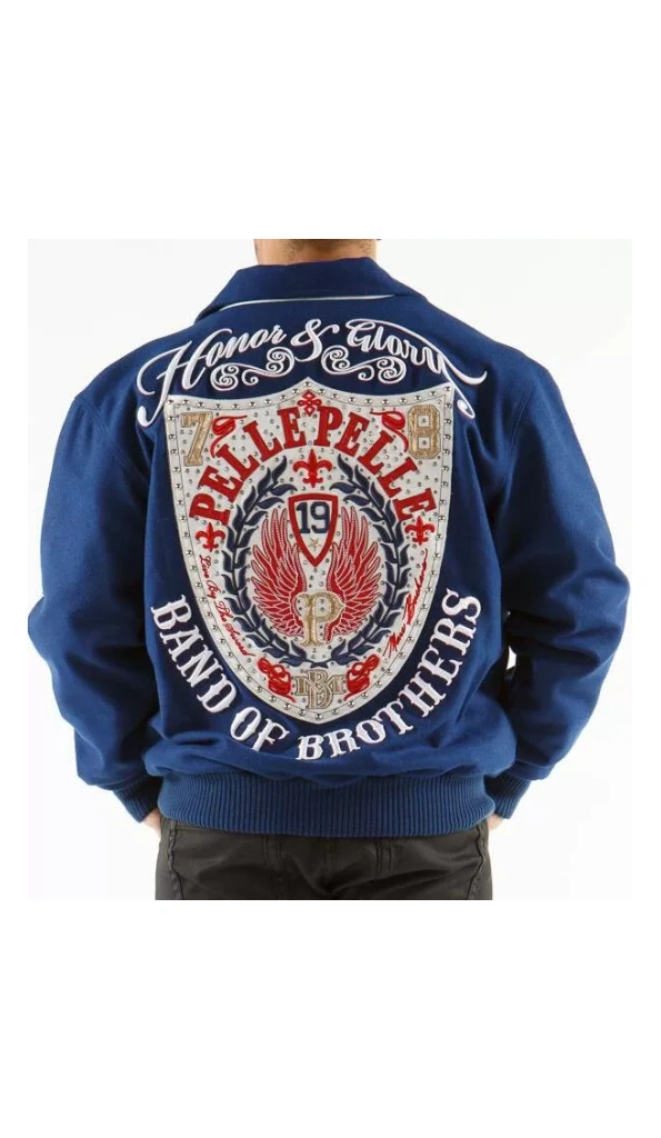 Pelle Pelle Honor Glory Men Blue Jacket