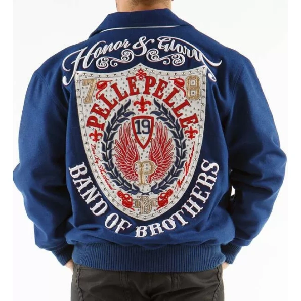 Pelle Pelle Band of Brothers Blue Jacket