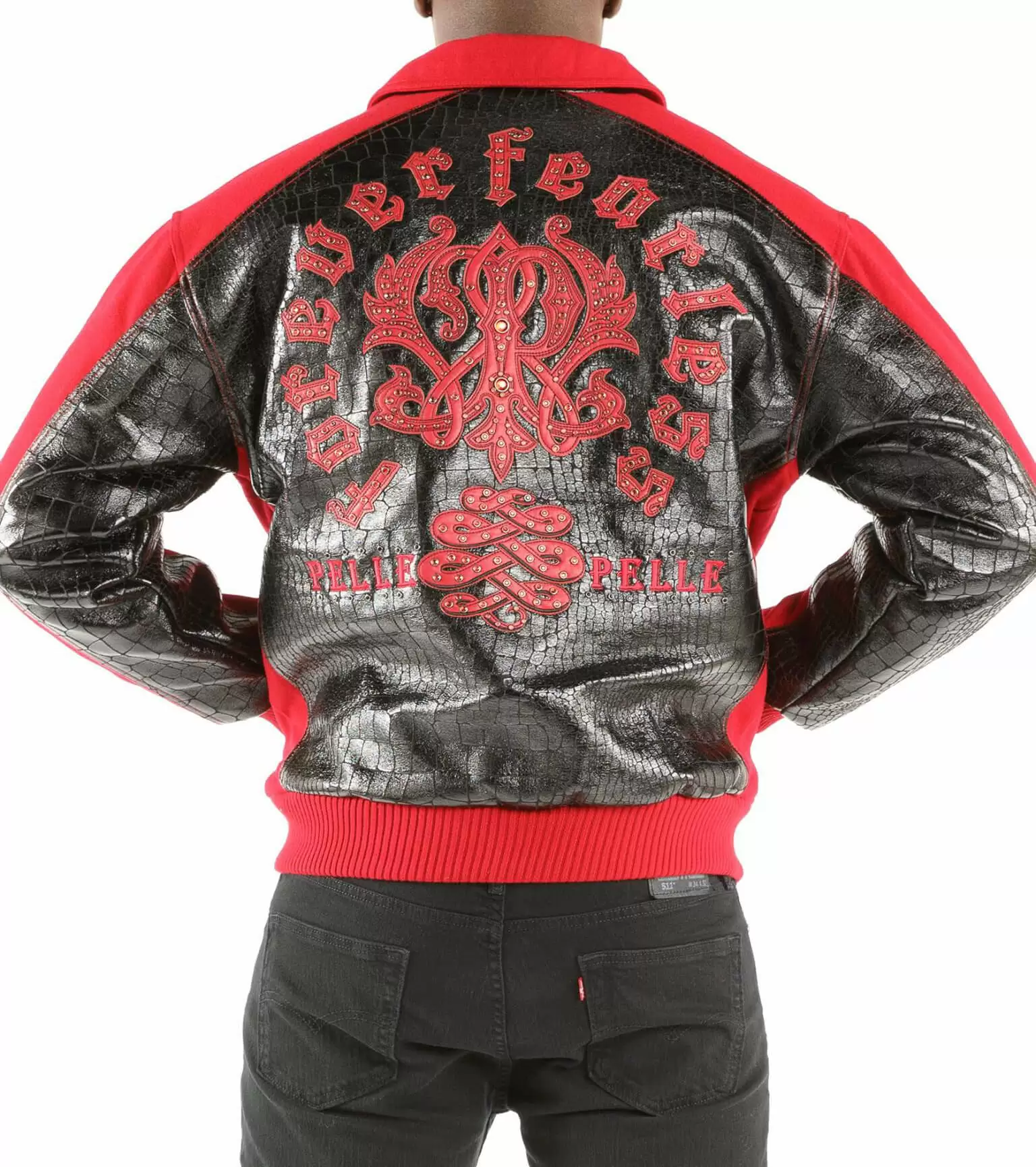 Bold Black Pelle Pelle Forever Wool Jacket