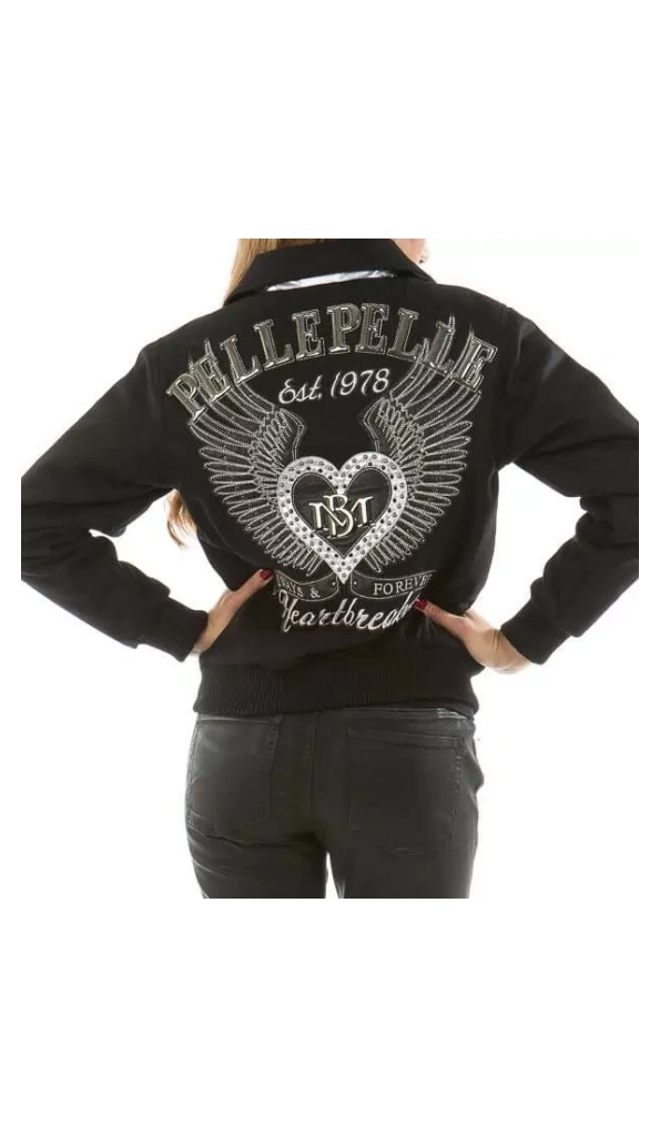 Pelle Pelle Black Heart Wool Jacket