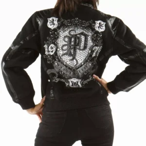 Bold Black Pelle Pelle Wool Jacket