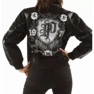 PELLE PELLE BLACK HEART BREAK WOOL JACKET