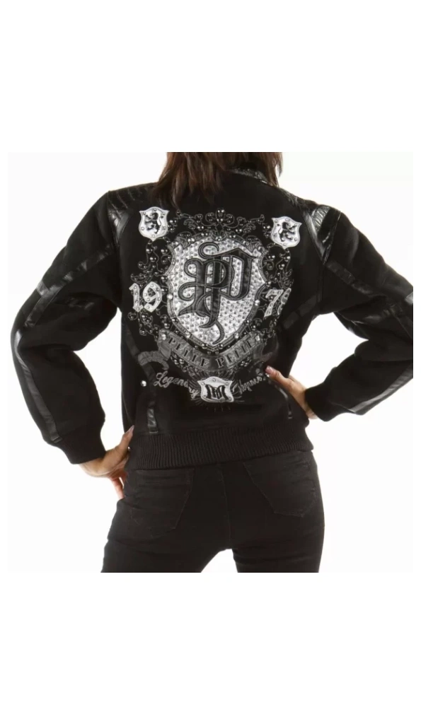 PELLE PELLE BLACK HEART BREAK WOOL JACKET