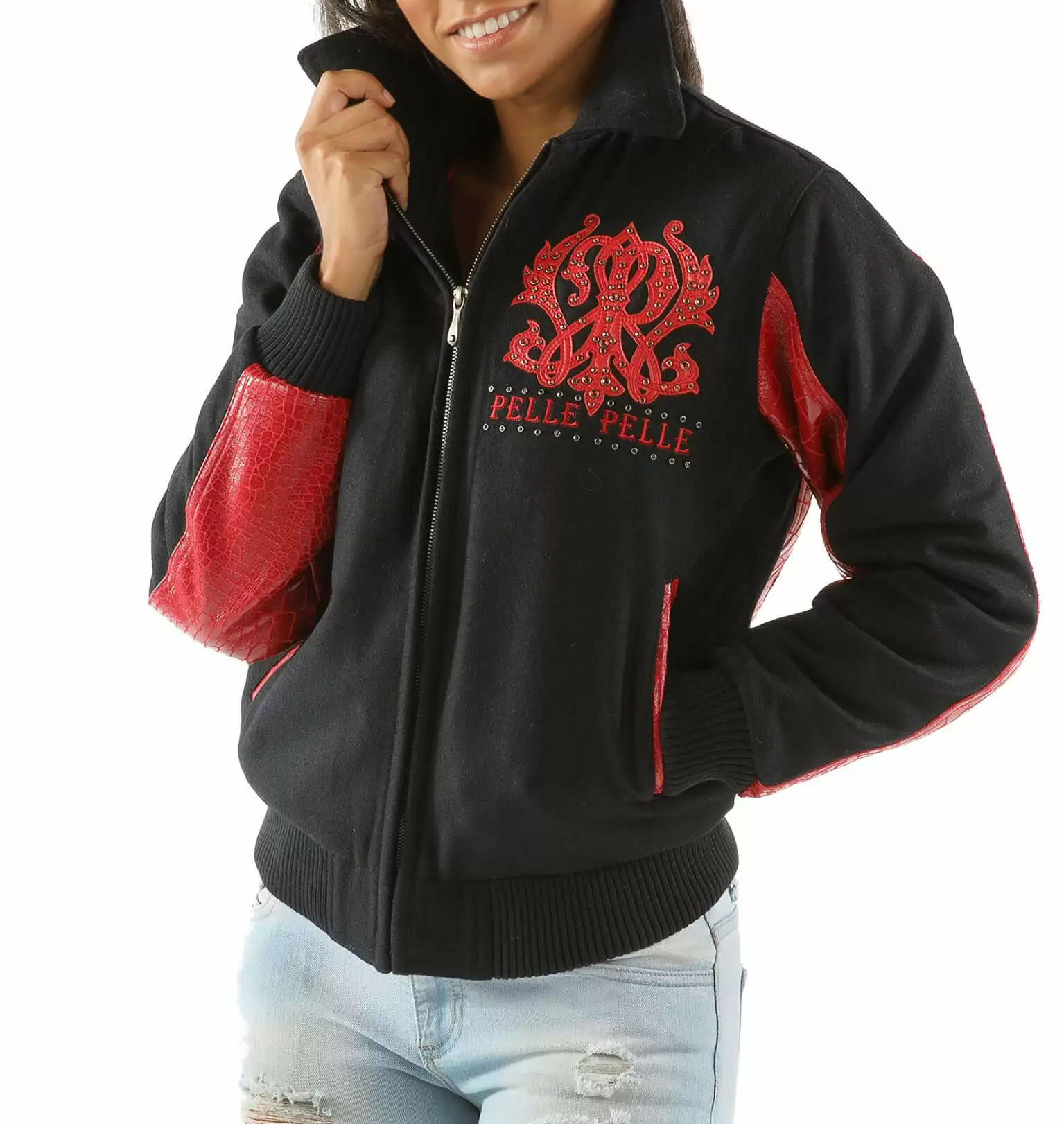 Exclusive Black Pelle Pelle Flawless Wool Jacket view 2