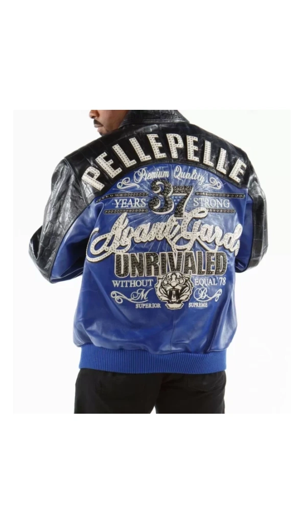 Pelle Pelle Blue Strong Avant Garde Jacket