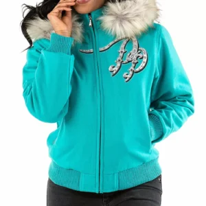 Bold Blue Pelle Pelle Flying Jacket view 2
