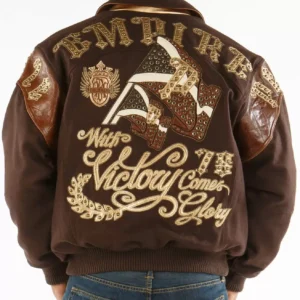 Bold Brown Pelle Pelle Empire Victory Jacket