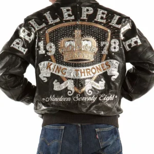 Brown Pelle Pelle King 1978 Leather Jacket