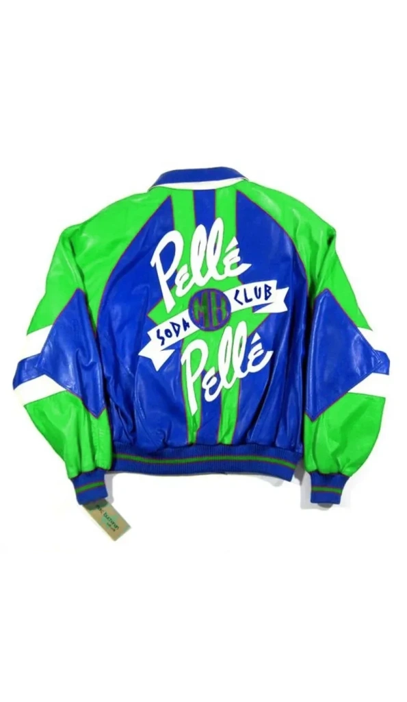 Pelle Pelle Green Blue Soda Club MB Jacket