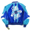 Soda Club Pelle Pelle Turquoise Blue Leather Jacket