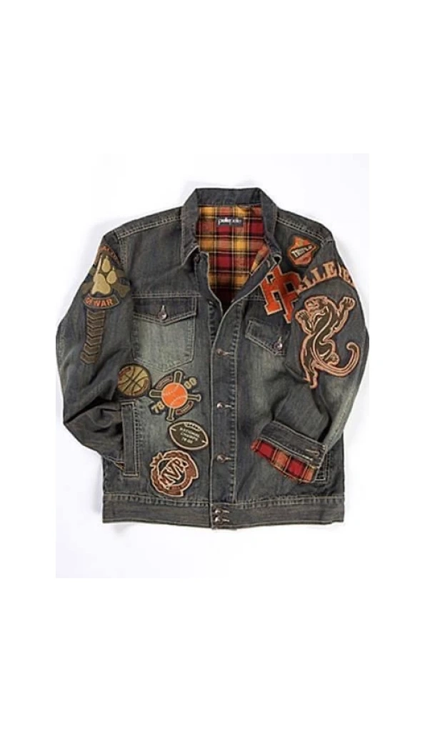 Pelle Pelle Vintage Grey Jeans Jacket