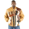 Pelle Pelle Picasso Plush Yellow Brown Black Jacket