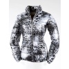 Pelle Pelle Leopard Printed White Puffer Jacket