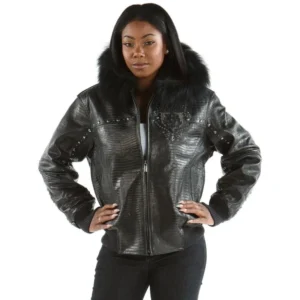 PELLE PELLE BLACK MB HOODIE WOOL JACKET