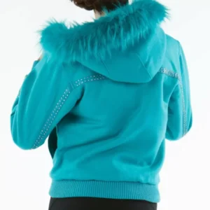 Light Blue Pelle Pelle Hood Jacket view 2