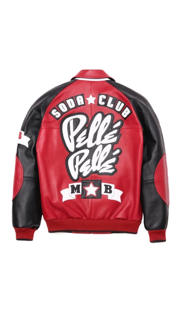 Pelle Pelle Soda Club Red Leather Jacket